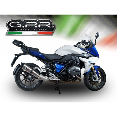 SCARICO GPR COMPATIBILE CON BMW R 1200 RS LC 2015-2016, NEW GRAND PRIX EVO TITANIUM