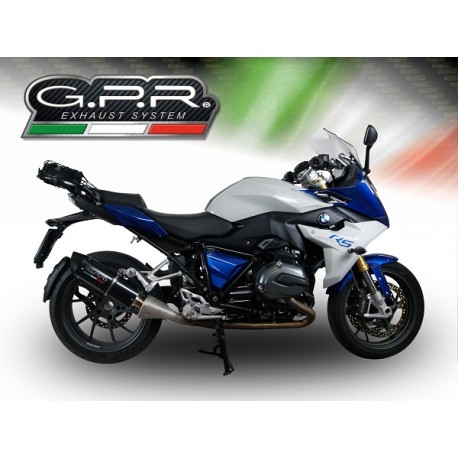 SCARICO GPR COMPATIBILE CON BMW R 1200 RS LC 2017-2019, FURORE EVO4 NERO
