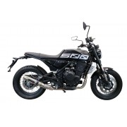 SCARICO GPR COMPATIBILE CON BRIXTON CROSSFIRE 500 X 2022-2023, DEEPTONE INOX