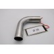 SCARICO GPR COMPATIBILE CON CAFÈ RACER CAFÈ RACER 1980-2021, CURVA INOX - INOX CURVE DIAM 35