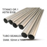 SCARICO GPR COMPATIBILE CON CAFÈ RACER CAFÈ RACER 1-, TUBO TITANIO SEAMLESS D. 52MM X 1MM L.1000MM