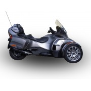 SCARICO GPR COMPATIBILE CON CAN AM SPYDER 1000 RT 2013-2023, NEW GRAND PRIX EVO POPPY