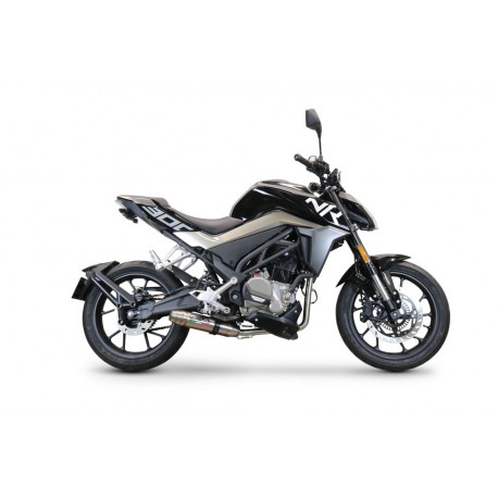 SCARICO GPR COMPATIBILE CON CF MOTO 300 NK 2022-2024, DEEPTONE INOX