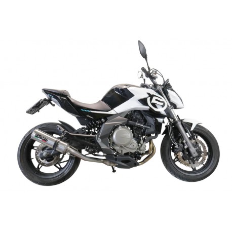 SCARICO GPR COMPATIBILE CON CF MOTO 400 NK 2021-2023, M3 INOX 