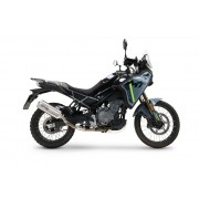 SCARICO GPR COMPATIBILE CON CF MOTO 450 MT 2024-2025, SATINOX 