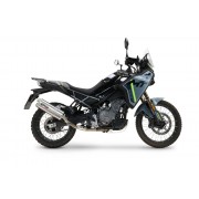 SCARICO GPR COMPATIBILE CON CF MOTO 450 MT 2024-2025, DUAL INOX