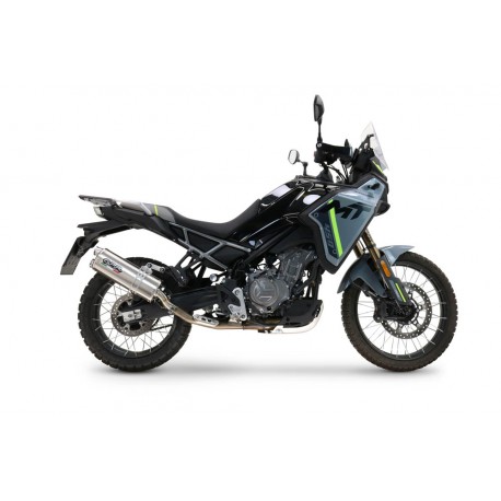 SCARICO GPR COMPATIBILE CON CF MOTO 450 MT 2024-2025, DUAL INOX