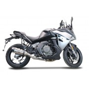 SCARICO GPR COMPATIBILE CON CF MOTO 650 GT 2022-2024, NEW GRAND PRIX EVO TITANIUM
