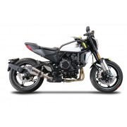 SCARICO GPR COMPATIBILE CON CF MOTO 700 CL-X HERITAGE 2022-2024, NEW GRAND PRIX EVO TITANIUM