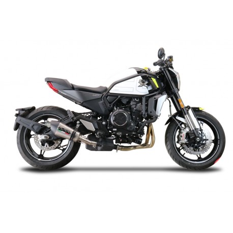 SCARICO GPR COMPATIBILE CON CF MOTO 700 CL-X SPORT 2022-2024, NEW GRAND PRIX EVO TITANIUM