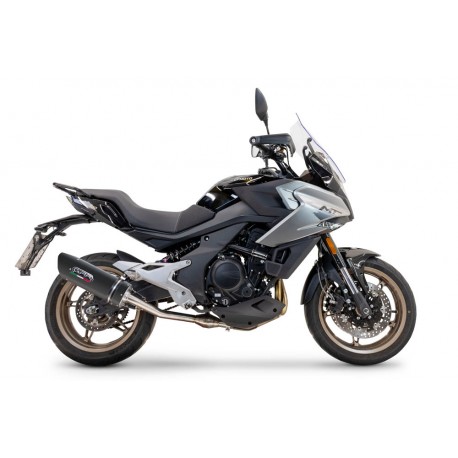 SCARICO GPR COMPATIBILE CON CF MOTO 700 MT 2023-2024, FURORE EVO4 NERO