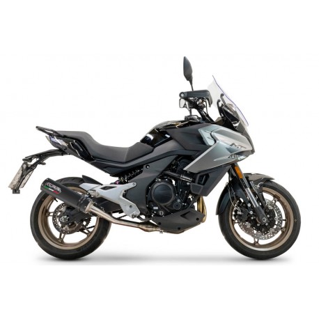 SCARICO GPR COMPATIBILE CON CF MOTO 700 MT 2023-2024, M3 BLACK TITANIUM
