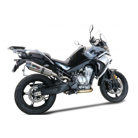 SCARICO GPR COMPATIBILE CON CF MOTO 800 MT SPORT 2022-2024, NEW GRAND PRIX EVO TITANIUM
