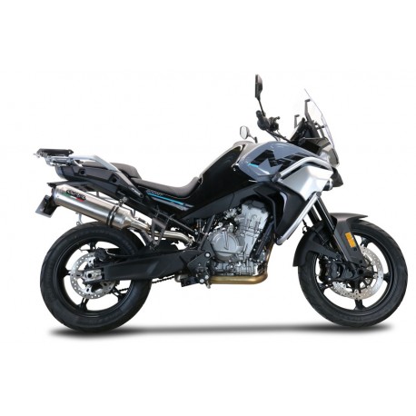 SCARICO GPR COMPATIBILE CON CF MOTO 800 MT TOURING/EXPLORER 2021-2024, SATINOX 