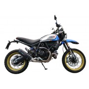 SCARICO GPR COMPATIBILE CON DUCATI SCRAMBLER 800 DESERT SLED -DS FASTHOUSE 2021-2024, FURORE EVO4 POPPY