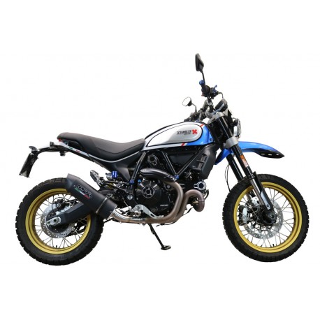 SCARICO GPR COMPATIBILE CON DUCATI SCRAMBLER 800 DESERT SLED -DS FASTHOUSE 2021-2024, FURORE EVO4 POPPY