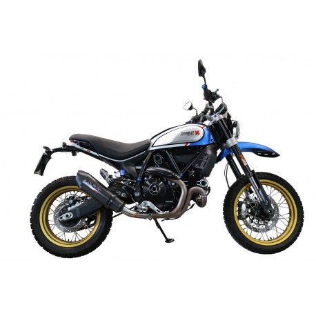 SCARICO GPR COMPATIBILE CON DUCATI SCRAMBLER 800 ICON -ICON DARK 2021-2022, NEW GRAND PRIX EVO POPPY