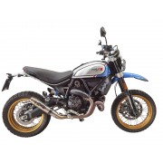 SCARICO GPR COMPATIBILE CON DUCATI SCRAMBLER 800 URBAN MOTARD 2021-2023, DEEPTONE INOX