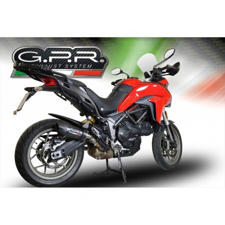 SCARICO GPR COMPATIBILE CON DUCATI MULTISTRADA 950 2021-2024, NEW GRAND PRIX EVO POPPY
