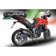 SCARICO GPR COMPATIBILE CON DUCATI MULTISTRADA 950 V2 S 2021-2024, NEW GRAND PRIX EVO TITANIUM