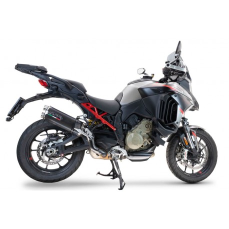 SCARICO GPR COMPATIBILE CON DUCATI MULTISTRADA V4 GRAND TOUR 2024-2025, DUAL POPPY