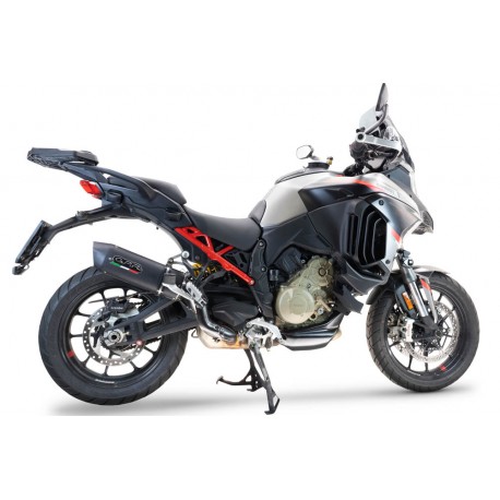 SCARICO GPR COMPATIBILE CON DUCATI MULTISTRADA V4 GRAND TOUR 2024-2025, FURORE EVO4 NERO