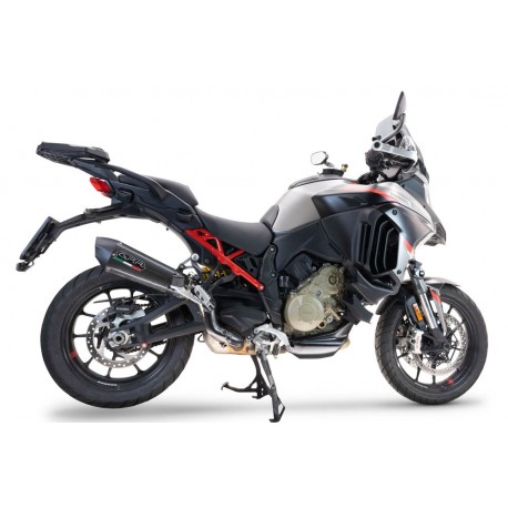 SCARICO GPR COMPATIBILE CON DUCATI MULTISTRADA V4 GRAND TOUR 2024-2025, NEW GRAND PRIX EVO POPPY