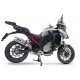 SCARICO GPR COMPATIBILE CON DUCATI MULTISTRADA V4 RALLY 2023-2024, DUAL INOX