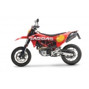 SCARICO GPR COMPATIBILE CON GAS GAS SM 700 2023-2024, FURORE EVO4 NERO