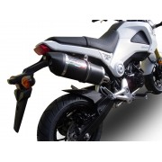 SCARICO GPR COMPATIBILE CON HONDA MSX - GROM 125 2018-2020, FURORE NERO