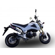 SCARICO GPR COMPATIBILE CON HONDA MSX - GROM 125 2018-2020, DEEPTONE INOX