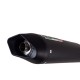 SCARICO GPR COMPATIBILE CON HONDA MSX - GROM 125 2018-2020, FURORE NERO