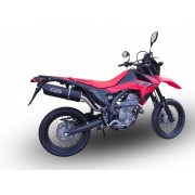 SCARICO GPR COMPATIBILE CON HONDA CRF 250 M 2013-2016, FURORE NERO