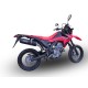 SCARICO GPR COMPATIBILE CON HONDA CRF 250 M 2013-2016, FURORE NERO