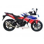 SCARICO GPR COMPATIBILE CON HONDA CBR 300 R 2014-2016, NEW GRAND PRIX EVO TITANIUM