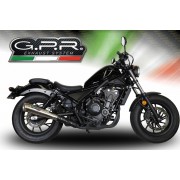 SCARICO GPR COMPATIBILE CON HONDA CMX 300 REBEL 2017-2020, POWERCONE EVO