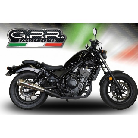 SCARICO GPR COMPATIBILE CON HONDA CMX 300 REBEL 2017-2020, POWERCONE EVO
