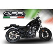 SCARICO GPR COMPATIBILE CON HONDA CMX 300 REBEL 2021-2023, ULTRACONE