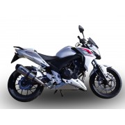 SCARICO GPR COMPATIBILE CON HONDA CB 400 F 2013-2015, NEW GRAND PRIX EVO TITANIUM