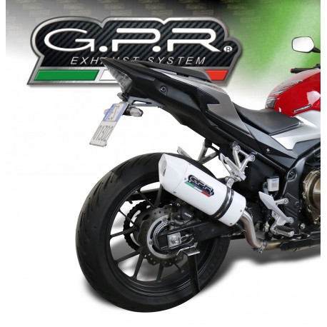 SCARICO GPR COMPATIBILE CON HONDA CB 400 X 2013-2015, ALBUS CERAMIC