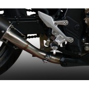 SCARICO GPR COMPATIBILE CON HONDA CB 400 X 2016-2018, FURORE EVO4 NERO