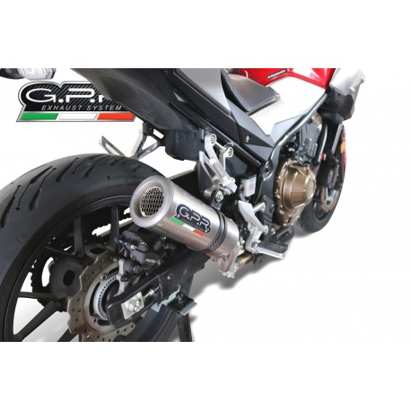 SCARICO GPR COMPATIBILE CON HONDA CB500 HORNET 2024-2025, M3 INOX 
