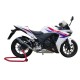 SCARICO GPR COMPATIBILE CON HONDA CBR 500 R 2023-2024, NEW GRAND PRIX EVO BLACK TITANIUM