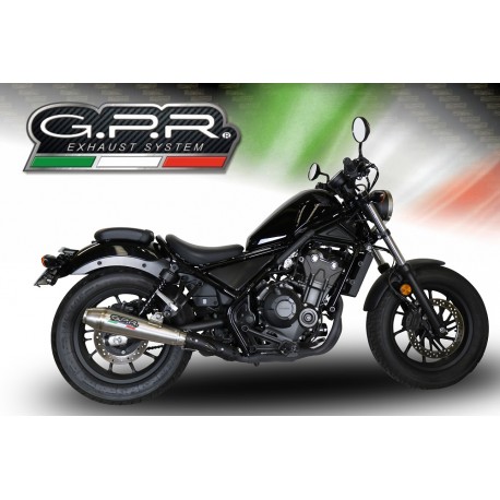 SCARICO GPR COMPATIBILE CON HONDA CMX 500 REBEL 2021-2023, ULTRACONE