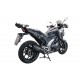 SCARICO GPR COMPATIBILE CON HONDA NC 750 X - S DCT 2021-2023, FURORE EVO4 NERO