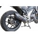 SCARICO GPR COMPATIBILE CON HONDA NC 750 X - S DCT 2021-2023, FURORE EVO4 NERO