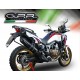 SCARICO GPR COMPATIBILE CON HONDA CRF 1000 L AFRICA TWIN ADVENTURE SPORT 2018-2020, FURORE EVO4 NERO