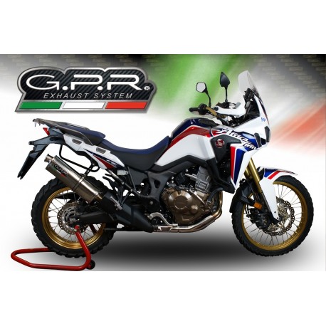 SCARICO GPR COMPATIBILE CON HONDA CRF 1000 L AFRICA TWIN ADVENTURE SPORT 2018-2020, TRIOVAL