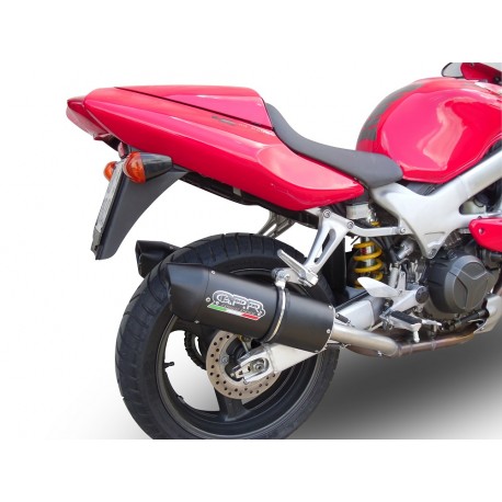 SCARICO GPR COMPATIBILE CON HONDA VTR 1000 F FIRESTORM 1997-2007, FURORE POPPY