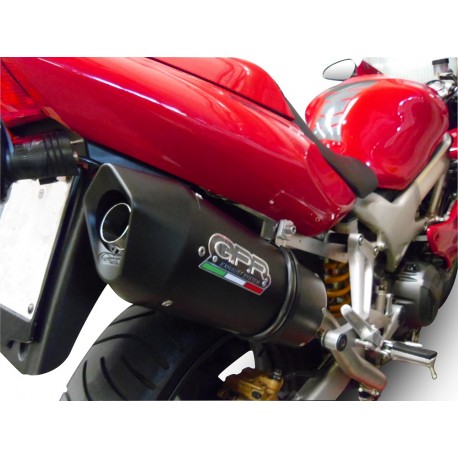 SCARICO GPR COMPATIBILE CON HONDA VTR 1000 F FIRESTORM 1997-2007, FURORE POPPY